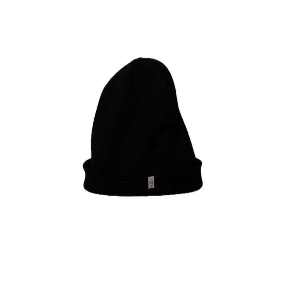 Artexia Black Acrylic Beanie One Size Fits All